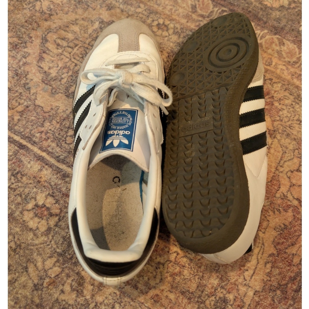Adidas Samba OG Cloud White Core Black Gum Mens 9.5 Low Top Sneakers - Picture 3 of 6